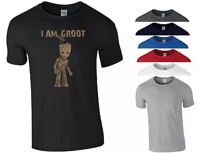 Buy I Am Baby Groot T Shirt Superhero Funny Joke Christmas Birthday Gift Men Tee Top • 10.99£