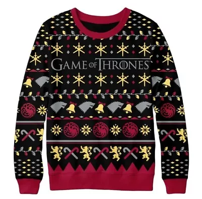 Buy GOT Sigil Logo Christmas Sweater From Game Of Thrones • 37.88£