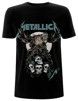 Buy Metallica S&M2 Skulls Black T-Shirt OFFICIAL • 12.99£