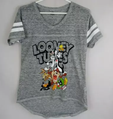 Buy Warner Bros Looney Tunes Women's Gray T-Shirt Size Medium • 23.62£