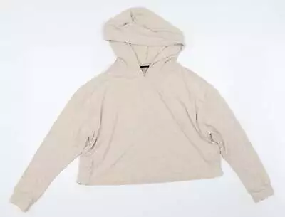 Buy New Look Womens Beige Polyester Pullover Hoodie Size M • 4.75£
