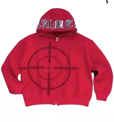 Buy Named Collective Red “Mission” Zip Hoodie - Size S/M • 75£
