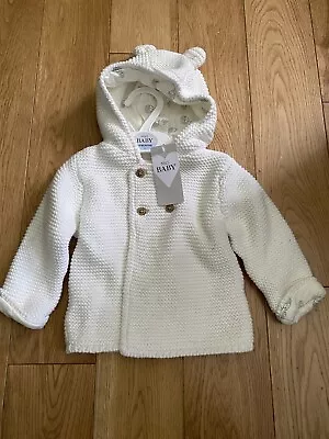 Buy Bnwt Marks & Spencer Knitted Jacket Size 6-9 Months • 4.99£