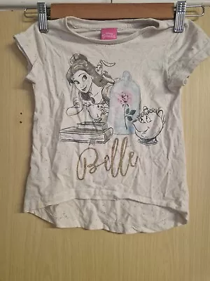 Buy Girls Beauty And The Beast Top 3-4 *STAINED AND FADED* • 0.99£