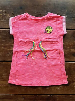 Buy Billie Blush T-Shirt Dress 2 Years 18-24 Months Pink Rainbow Cheetah Badge • 10£