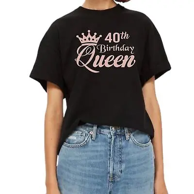 Buy T-Shirt 40th Birthday Gift For Women 1983 Awesome Present Auntie Mum Party Top • 7.99£