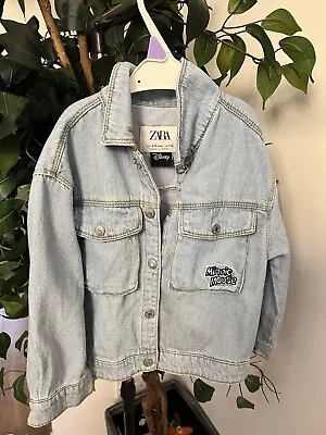 Buy Girls Age 4-5 Years Zara Disney Denim Jacket (a*) • 10£