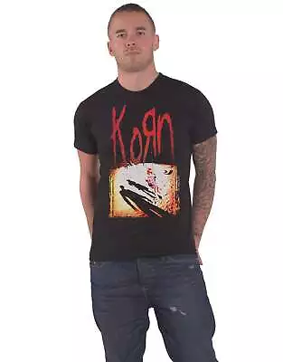 Buy Korn T Shirt Korn Album Cover Band Logo Official Mens New Black • 18.95£
