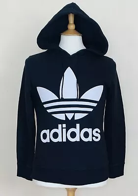 Buy Adidas Trefoil Hoodie Women’s Size 8 Black • 17£