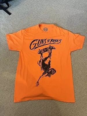 Buy Guns N’Roses Skateboard Orange. Official GNR T Shirt. 2022. Rock. Rare. Metal • 10£