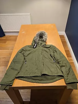 Buy Bench Mens Size XL Green Hooded Parka Jacket Coat BNWT MOD  • 24.99£
