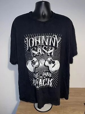 Buy Johnny Cash Man In Black Men's Official Black T Shirt 3XL • 19.99£