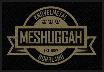 Buy Meshuggah Crest Patch Official Metal Band Merch • 5.68£