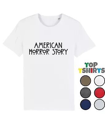Buy AMERICAN HORROR STORY T-Shirt Halloween TV Horror Show Fan T Shirt • 8.99£