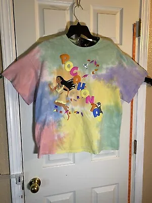 Buy Disney Pocahontas S Women T-Shirt Top Graphic Tee Tie Dye Adult Summer Casual • 30.31£
