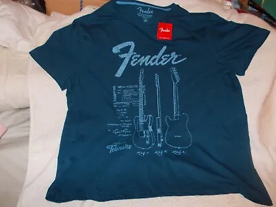 Buy Fender T. Shirts, New With Tags, 3 Sizes • 14£