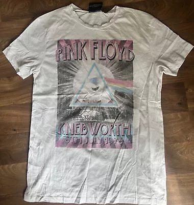 Buy Pink Floyd Official Knebworth 1975 T Shirt Ladies UK12 (small Fit) Primark Band • 7.99£