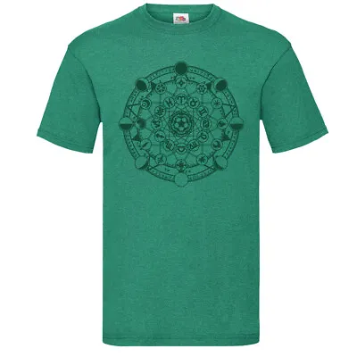Buy Pagan Zodiac With Moon Phases T-Shirt Zodiac Circles Birthday Gift • 14.99£