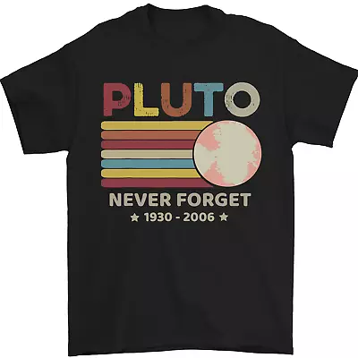 Buy Pluto Never Forget Space Astronomy Planet Mens T-Shirt 100% Cotton • 10.48£