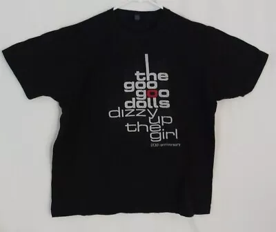 Buy Goo Goo Dolls Tour Black T-shirt 2018 Dizzy Up The Girl 20th Anniversary Size XL • 22.74£
