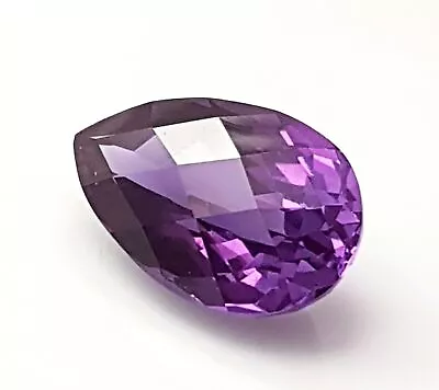 Buy 12.40 Ct Super Natural Loose Gemstone Purple Amethyst Pear Shape Jewelry • 31.92£