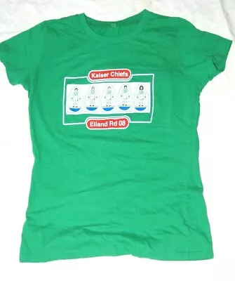 Buy Womens / Teen Kaiser Chiefs Elland Road Tour 2008 T Shirt Small  • 8.99£