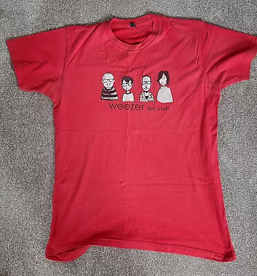 Buy OFFICIAL Weezer Fan Club T-shirt (circa 2014) RARE Rivers Cuomo • 14.99£