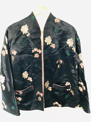 Buy Amazing Condition Vintage 40s/50s ‘Oriental’ Jacket Quilted, Lined, Medium Size • 55£