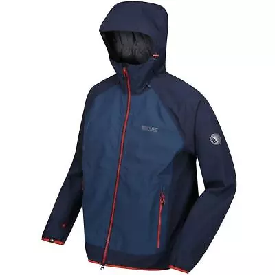 Buy Regatta Imber Mens Lightweight Hooded Waterproof Jacket Rain Coat RRP £100 • 19.99£