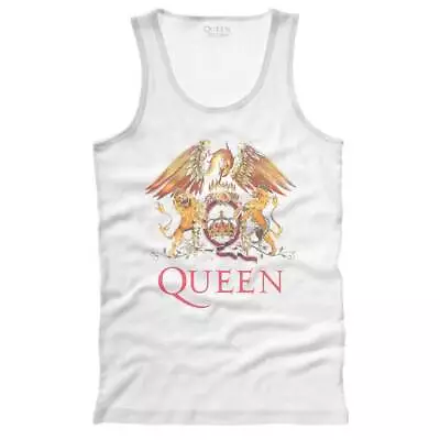 Buy Queen Classic Crest Band Logo Vest • 14.95£