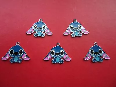 Buy Stitch Charms Pendants Enamel Metal Jewellery Making • 2.15£