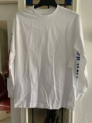 Buy Emerica White Long Sleeve T Shirt- DEATHWISH Small BNWT • 7.99£