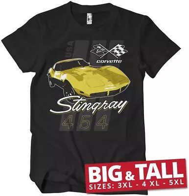 Buy Corvette T-Shirt Stingray 454 T-Shirt GM-1-CORV013-H70-12 • 33.67£
