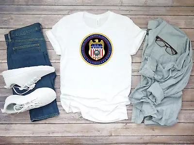 Buy NCIS Logo Naval Criminal Investigative Short Sleeve White Men's T Shirt K1048 • 9.92£