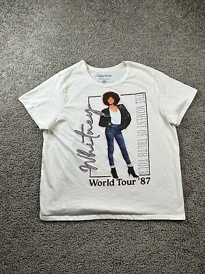 Buy Whitney Houston Shirt Womens XXL 2XL White The Moment Of Truth Retro 1987 Tour • 13.29£