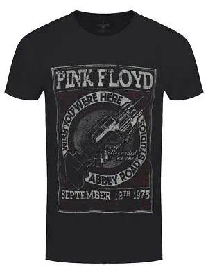 Buy Pink Floyd T-shirt Wish You Were Here Abbey Road Studios Men's Black • 16.99£