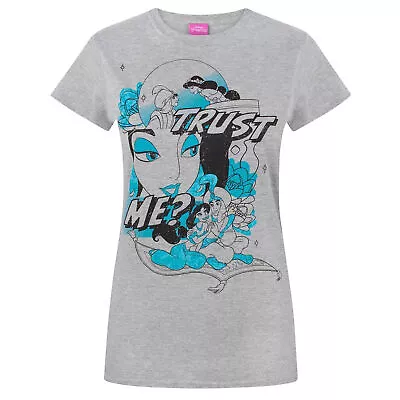 Buy Disney Womens/Ladies Aladdin Trust Me T-Shirt NS4719 • 13.12£