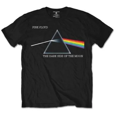 Buy Pink Floyd T Shirt Dark Side Of The Moon Courier Band LogoOfficialBlackBand • 14.99£