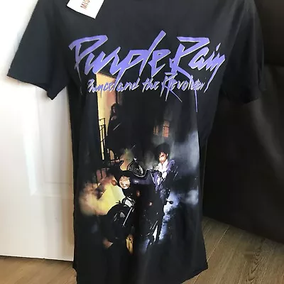Buy Purple Rain Prince Size S Ladies TShirt By Missguided Bnwt • 9.95£