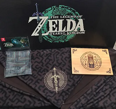Buy Zelda Tears Of The Kingdom Explorer's Scarf, Arm Sleeve, And Wooden Plaque • 141.75£