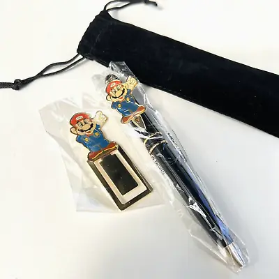 Buy Super Mario Bros NEW Sealed Merch Nintendo Made In Taiwan 1980s SET Pen Bookmark • 278.77£
