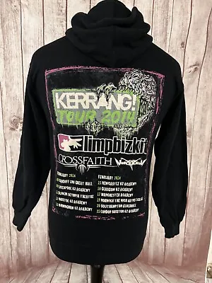 Buy Kerrang Tour 2004 Hoodie Hoody Limp Bizkit Crossfaith Rock Metal Size Small • 27.95£