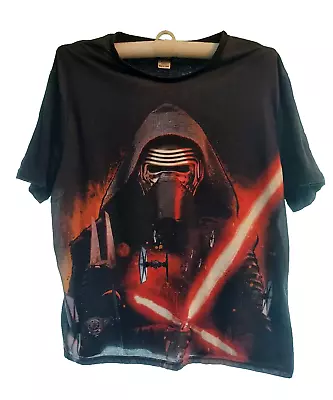 Buy Star Wars Kylo Ren Dark Order Large Front Graphic Mens Extra Large T-Shirt • 11.24£