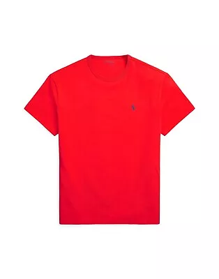 Buy Ralph Lauren Mens T-Shirt 100% Cotton Adult Crew Neck Short Sleeve Slim Fit Top • 15.99£