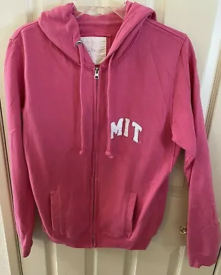 Buy Women's MIT Redshirt Hoodie Full Zip Hooded Sweatshirt Pink - Size M • 24.12£