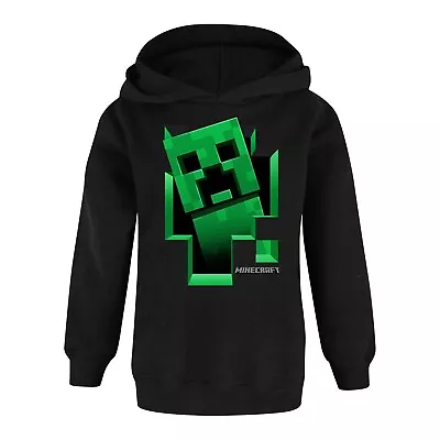 Buy Minecraft Boys Creeper Inside Hoodie NS7515 • 21.35£