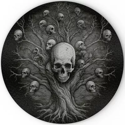 Buy Shadow World Tree Of Death, Glass Chopping Board, Gothic Darkness Skulls Evil • 28.95£