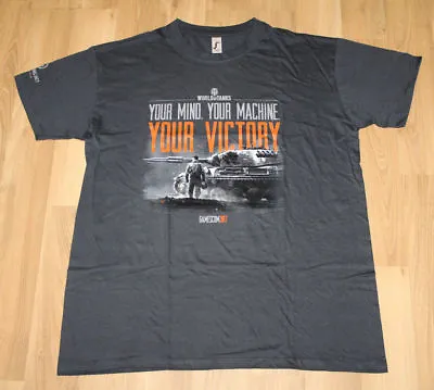 Buy World Of Tanks PS4 Xbox 360 One Promo T-Shirt Size: M From Gamescom 2017 • 35.92£
