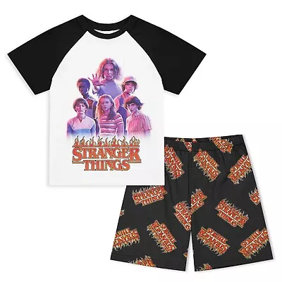 Buy Character Kids Stranger Things Short Sleeve Pj Set Pyjama Sets • 11.99£