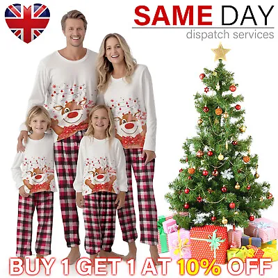 Buy UK Family Adult Kids Baby Matching Christmas PJs Pyjamas Xmas Sleepwear Outifts • 6.96£